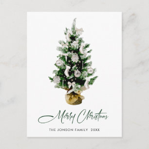 Eleganter Weihnachtsfeiertag Postkarte