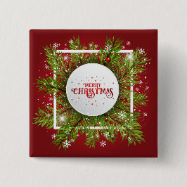 Eleganter Weihnachtsfeiertag | Schaltfläche Button