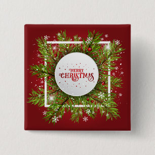 Eleganter Weihnachtsfeiertag   Schaltfläche Button
