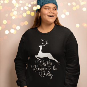 Eleganter Weihnachtsmann Das Jolly der Jahreszeit Sweatshirt