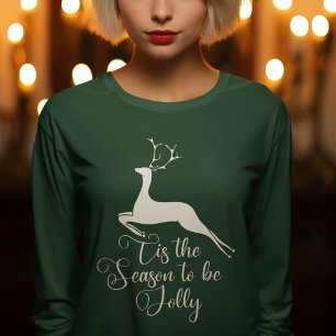 Eleganter Weihnachtsschläfer T-Shirt