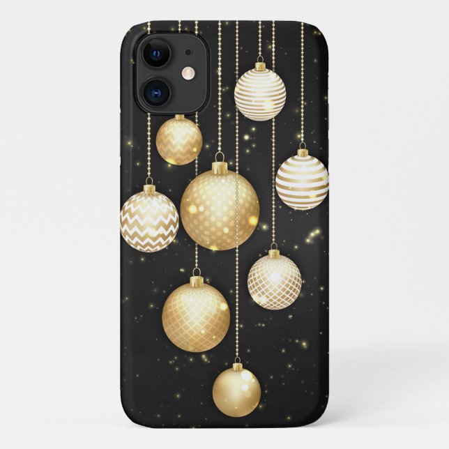 Eleganter Weihnachtsurlaub Case-Mate iPhone Hülle (Rückseite)