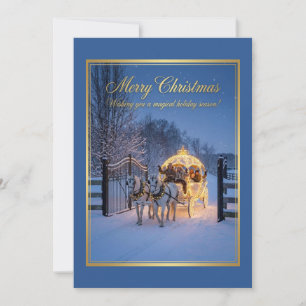 Eleganter Weihnachtswagen zu Weihnachten