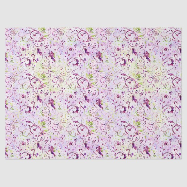 Eleganter Wein oder andere Tasche zum Geweben Seidenpapier (Vorderseite)