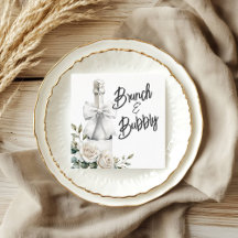 Eleganter Weißer Blumenbrunch und Bubbly Stickers