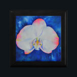 Eleganter, weißer, blumenfarbener Orchid Erinnerungskiste<br><div class="desc">Eleganter,  weißer,  blumenfarbener Orchid</div>