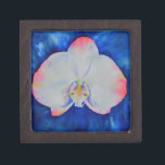 Eleganter, weißer, blumenfarbener Orchid Schmuckkiste<br><div class="desc">Eleganter,  weißer,  blumenfarbener Orchid</div>