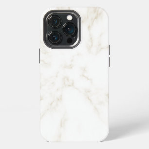 Eleganter weißer Creme-Marmor iPhone 13 Pro Hülle