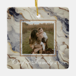 Eleganter weißer Kupfergranit aus weißem Gold Keramikornament