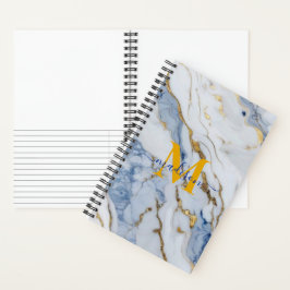 Eleganter weißer Maisgold personalisieren Notizbuch