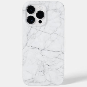 Eleganter weißer Marmor  Case-Mate iPhone 14 Pro Max Hülle