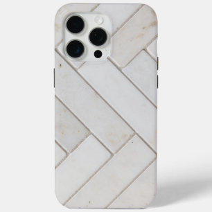 Eleganter weißer Marmor Case-Mate iPhone Hülle