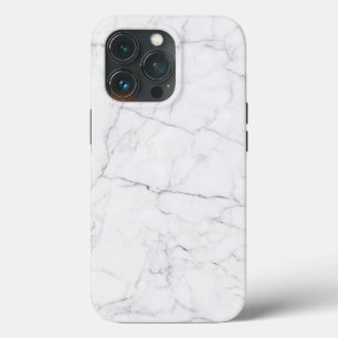 Eleganter weißer Marmor  Case-Mate iPhone Hülle