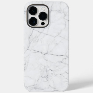 Eleganter weißer Marmor  Case-Mate iPhone 14 Pro Max Hülle