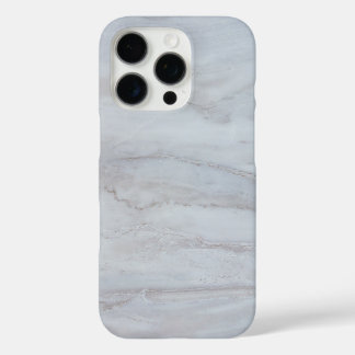 Eleganter weißer Marmor iPhone 16 Pro Hülle