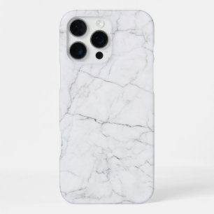 Eleganter weißer Marmor iPhone 16 Pro Max Hülle