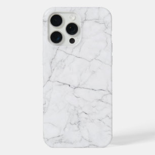 Eleganter weißer Marmor  iPhone 15 Pro Max Hülle