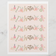 Eleganter Wellness-Center Party Wasserflaschen