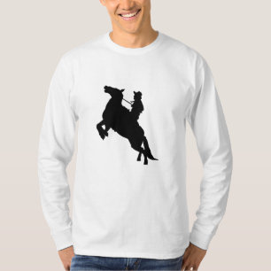 Eleganter Western Reiten Cowboy T-Shirt