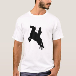 Eleganter Western Reiten Cowboy T-Shirt