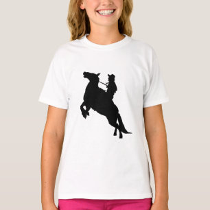 Eleganter Western Reiten Cowboy T-Shirt