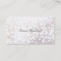 Eleganter White Glitzer Bokeh Eventplaner