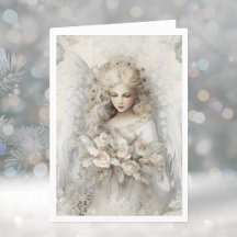 Eleganter Winter Christmas Angel