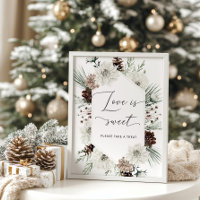 Eleganter Winter Liebe ist süß, nimm eine Belohnun