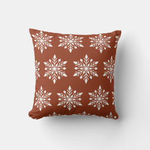 Eleganter Winter Snowflake Kissen