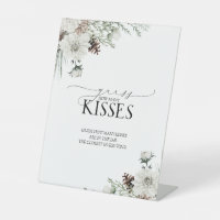 Eleganter Winter Wie viele Kisses Floral Wasserfar