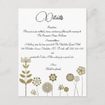 Eleganter zeitloser Soft Gold BlumenMinimalismus