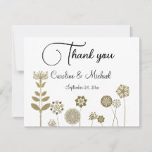 Eleganter zeitloser Soft Gold BlumenMinimalismus