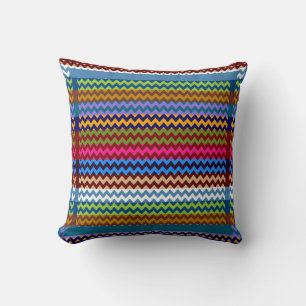 Eleganter Zickzack Moderner Zigzag 7 Kissen