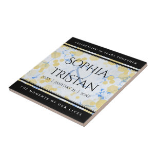 Elegantes 18. Geburtstag von Porzellan Fliese