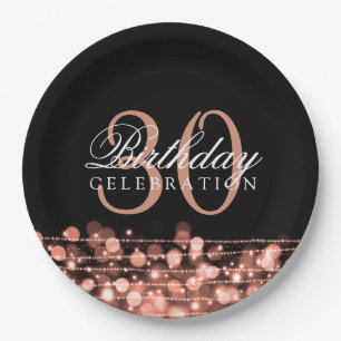 Elegantes 30. pappteller