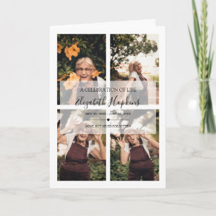 Elegantes 5-Foto-Feierlichkeiten zum Thema Leben Programm