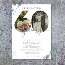 Elegantes 60. Hochzeitstag 2 Foto