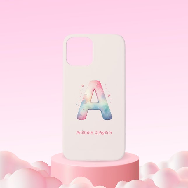 Elegantes 'A'-Monogramm - Anpassbare Handyhülle iPhone Hülle (Von Creator hochgeladen)
