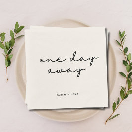 Elegantes Abendessen in Schwarz Custom Probe Serviette