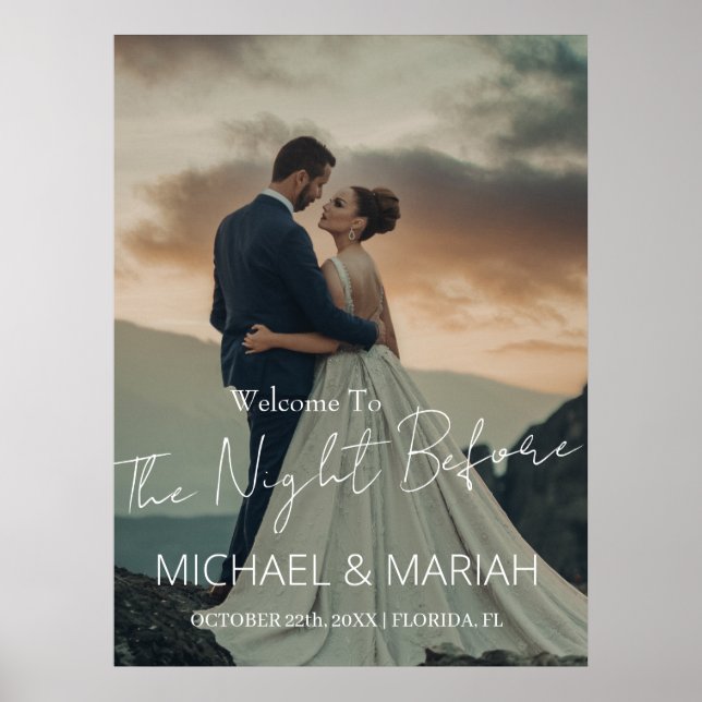 Elegantes Abendessen vor der Probe Foto Poster