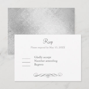 Elegantes, aber einfaches Gay Wedding Rsvp