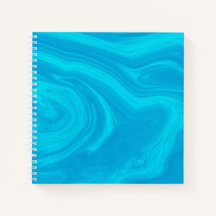 Elegantes Abstraktes blaues Flüssig-Marmor Artwork