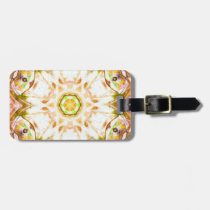 elegantes abstraktes Blumendesign-Muster chic Yoga Gepäckanhänger