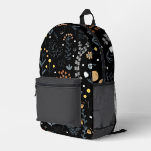 Elegantes Abstraktes, blumenfreies Muster Bedruckter Rucksack