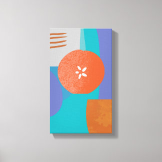 Elegantes, abstraktes geometrisches Gewebe Leinwanddruck