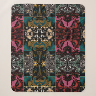 Elegantes abstraktes MARMOR-Muster Sherpadecke