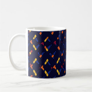 Elegantes Abstraktes Muster Kaffeetasse