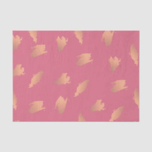 Elegantes, abstraktes Pinselmuster der Rose Seidenpapier
