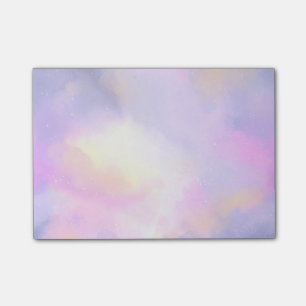 Elegantes Abstraktes Watercolor Cosmic Space Desig Post-it Klebezettel