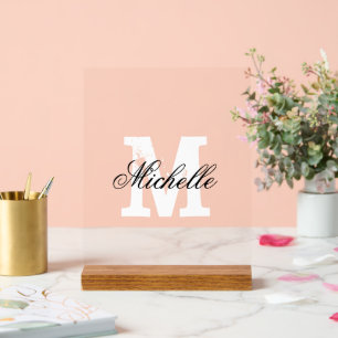 Elegantes Acrylzeichen mit benutzerdefiniertem Tex Acrylschild